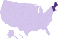 Map or Northeast states
